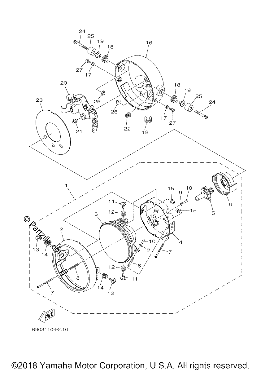 Diagrama de HEADLIGHT