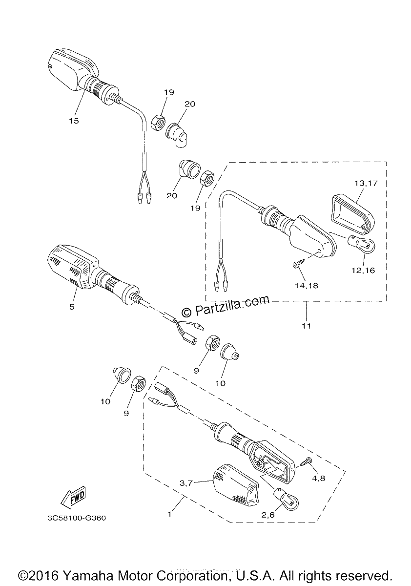 Diagrama de FLASHER LIGHT