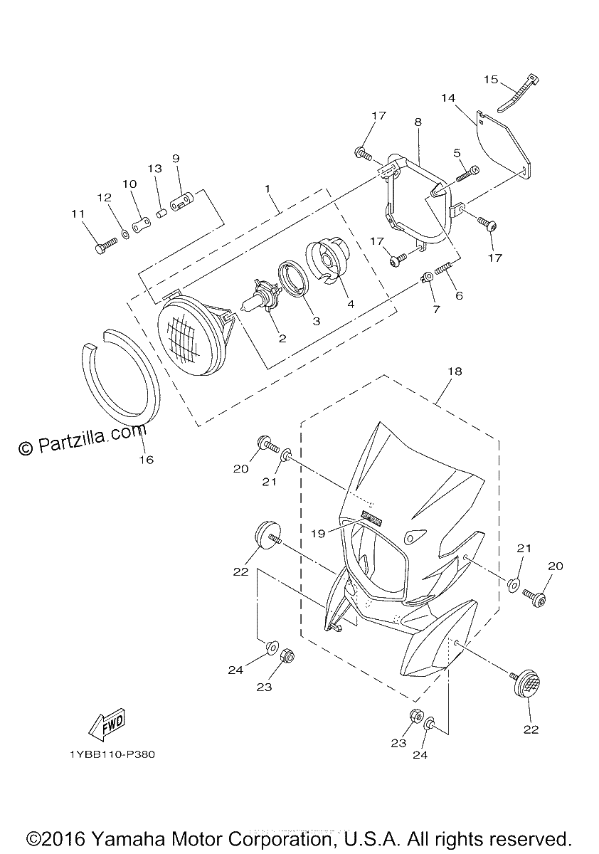 Diagrama de HEADLIGHT