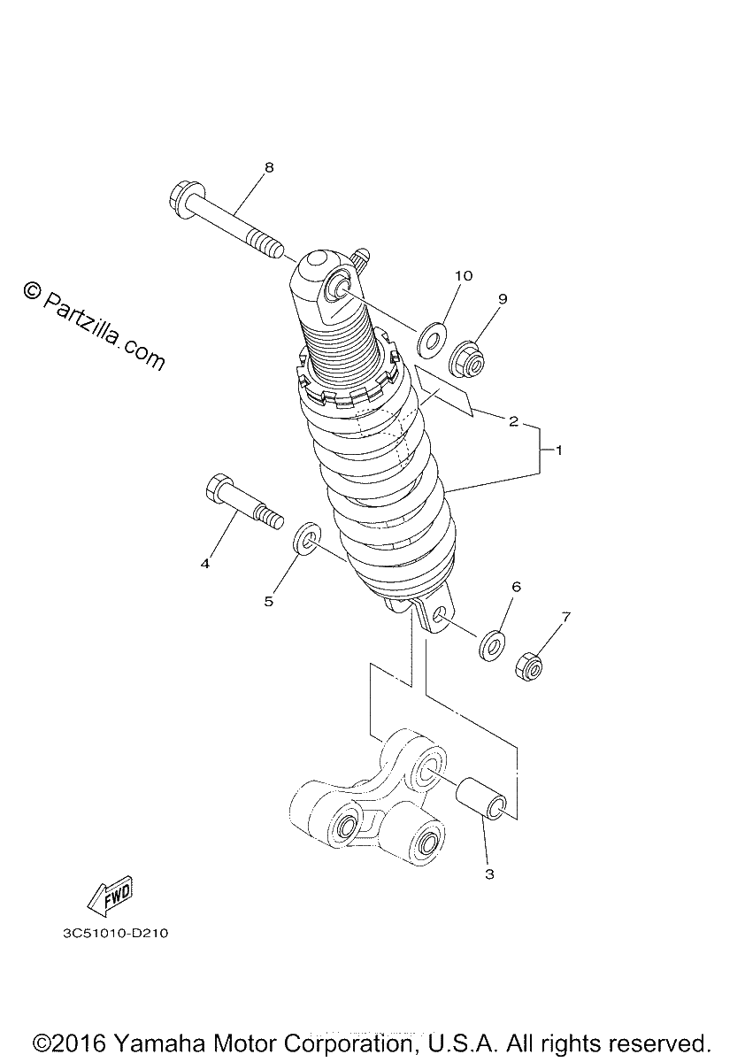 Diagrama de REAR SUSPENSION