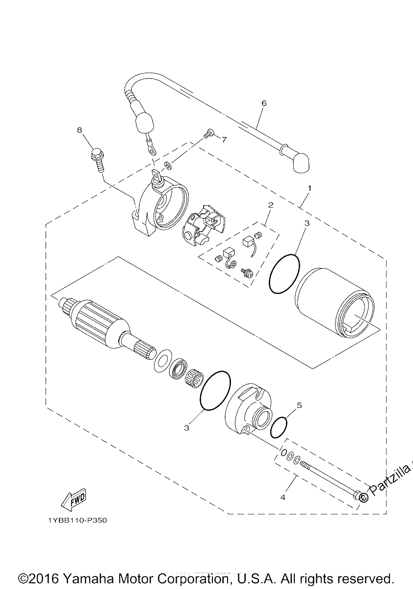 Diagrama de STARTING MOTOR