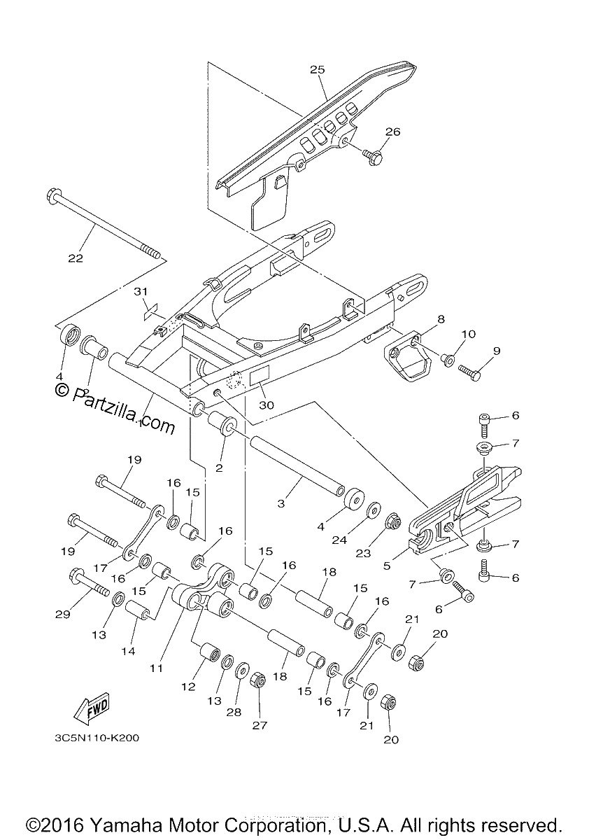 Diagrama de REAR ARM