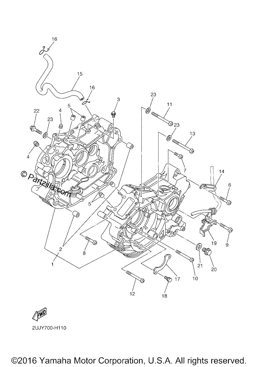 Diagrama de CRANKCASE