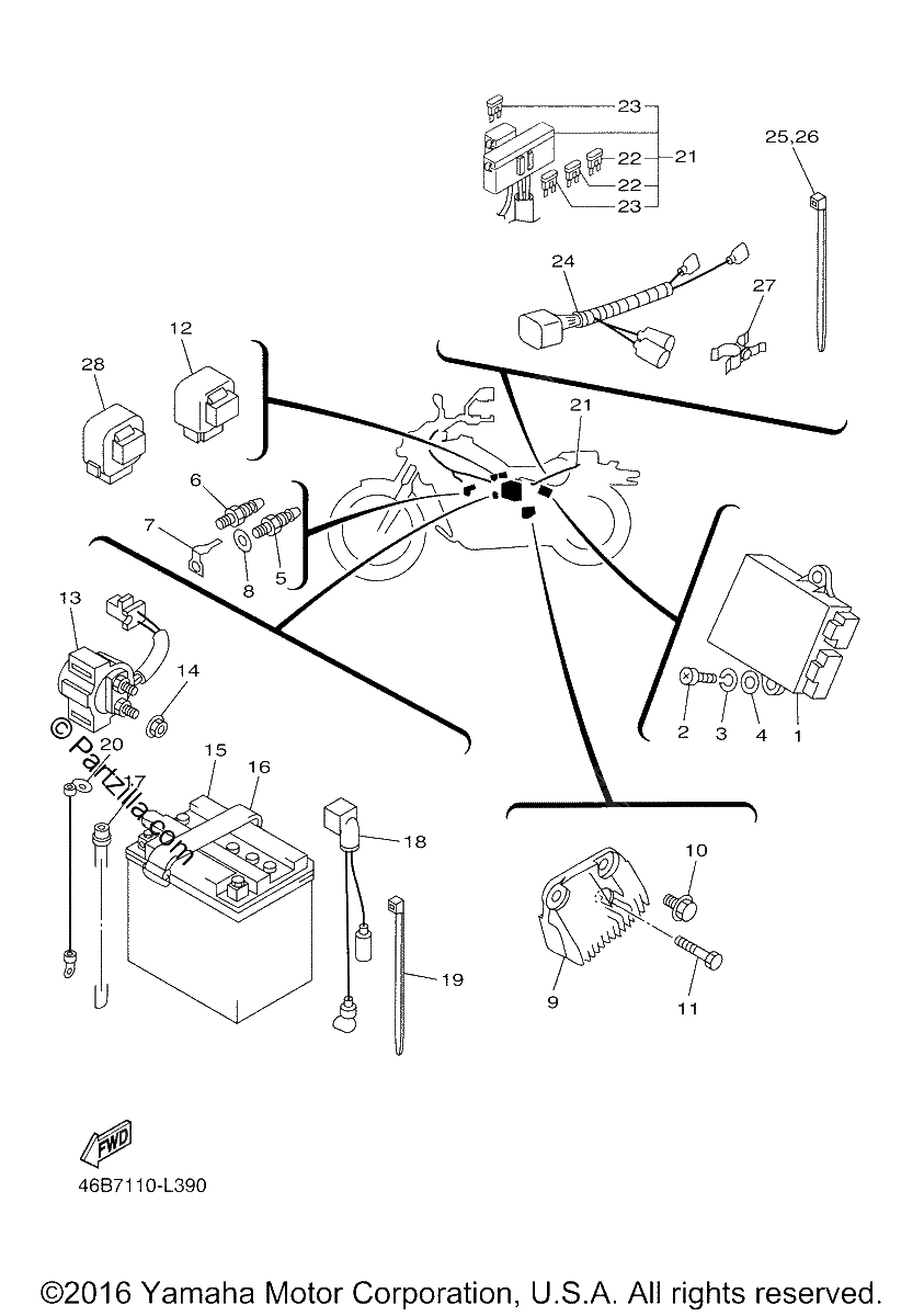 Diagrama de ELECTRICAL 1