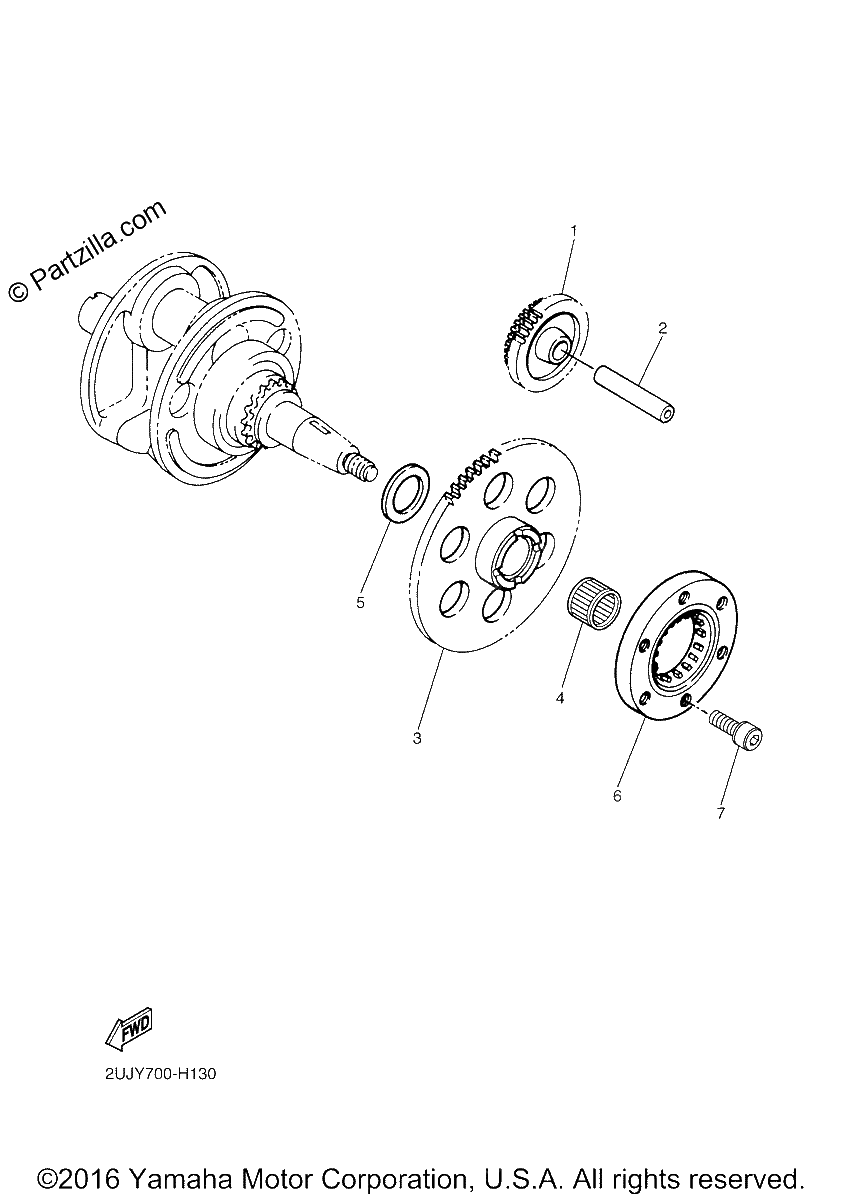 Diagrama de STARTER CLUTCH