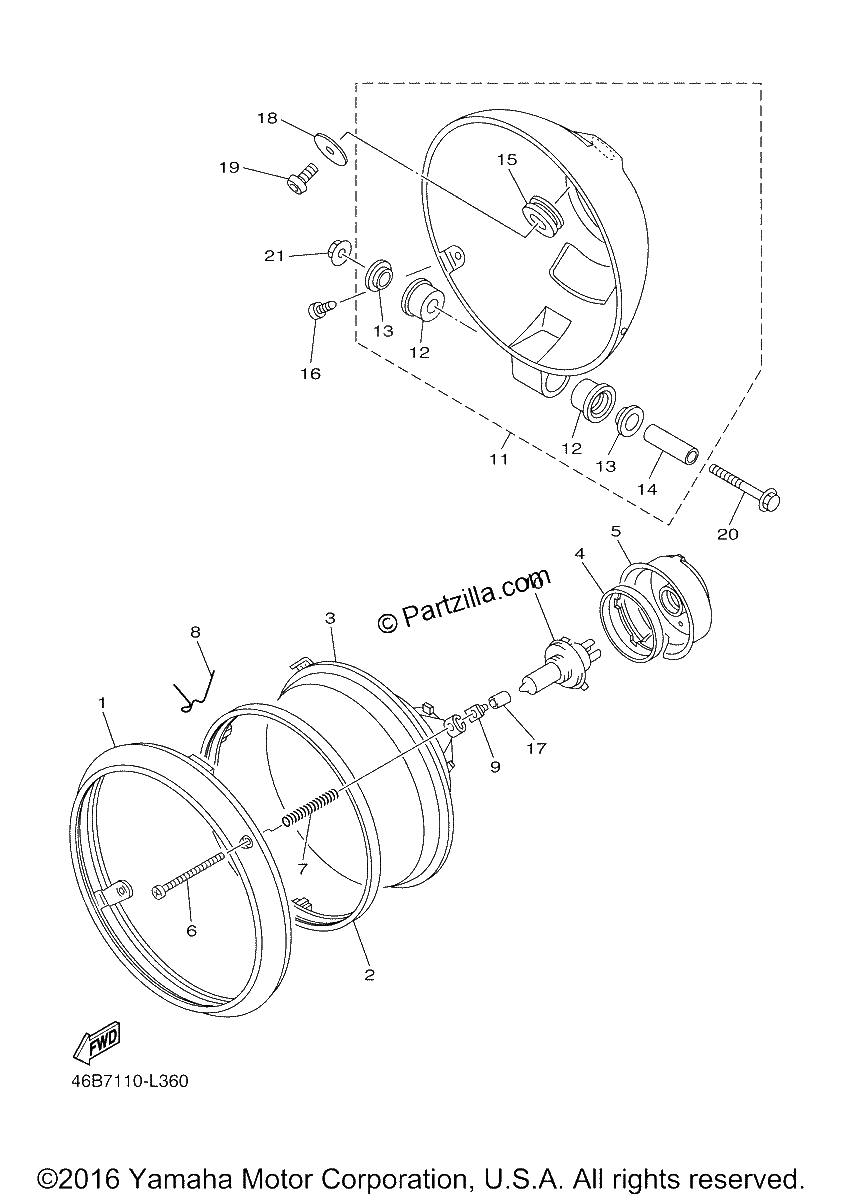 Diagrama de HEADLIGHT