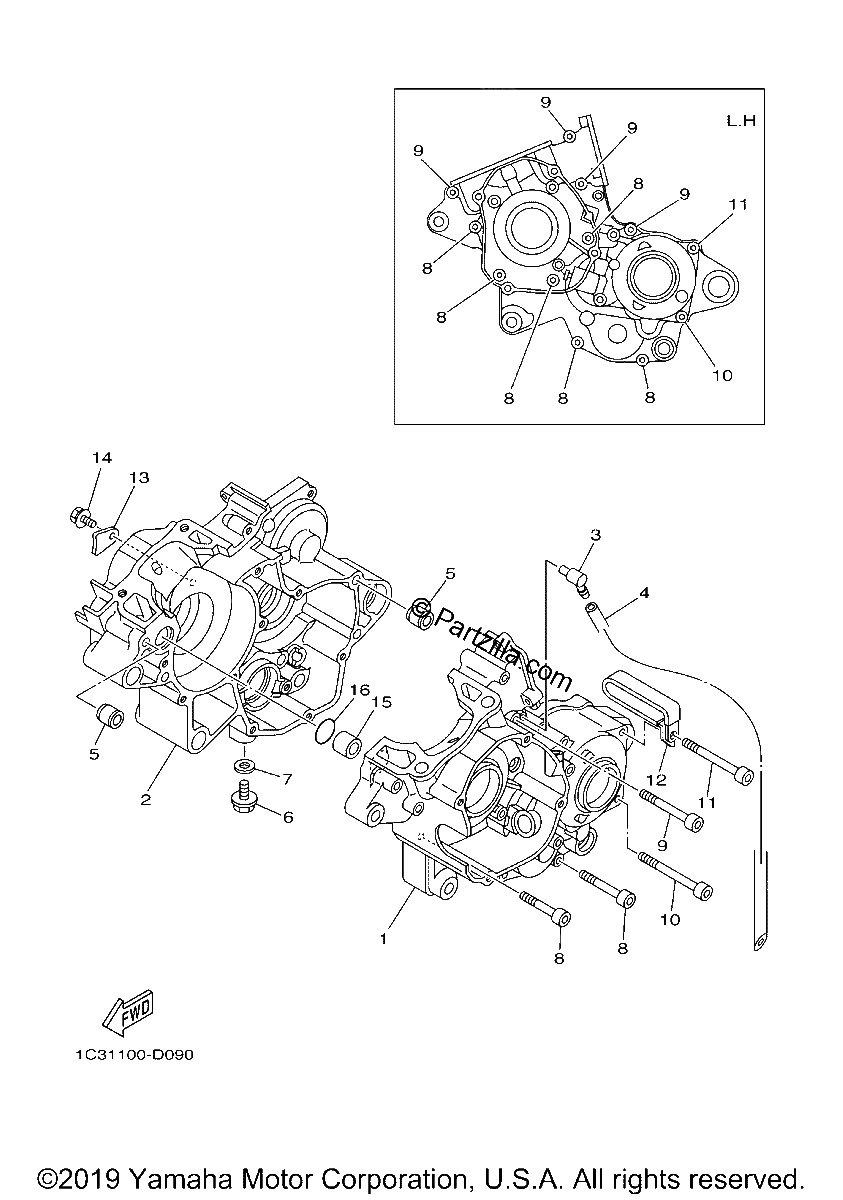 Diagrama de CRANKCASE