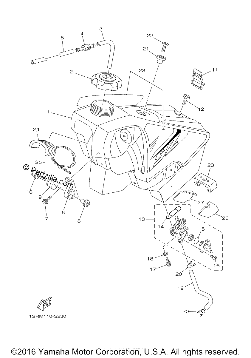 Diagrama de FUEL TANK