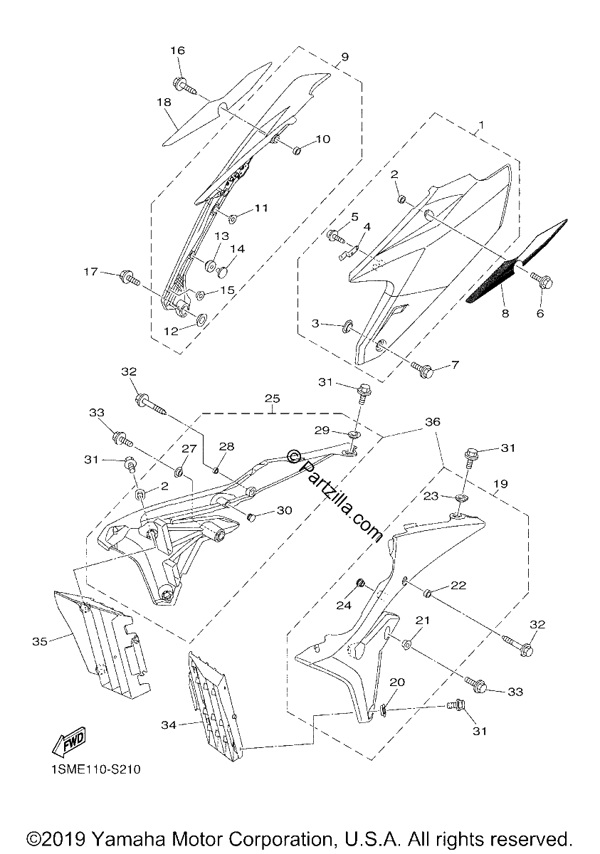 Diagrama de SIDE COVER