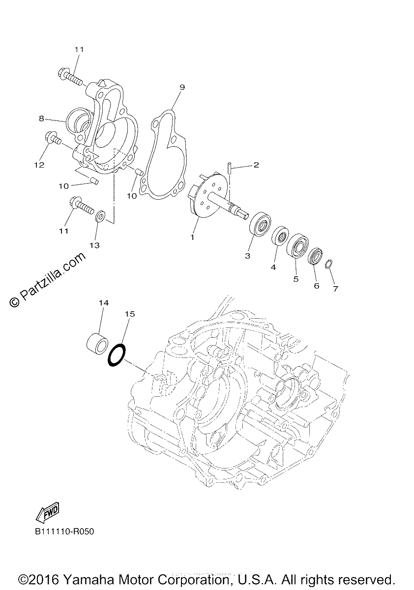 Diagrama de WATER PUMP