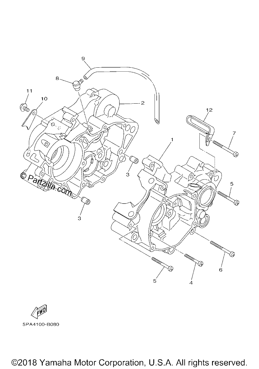 Diagrama de CRANKCASE