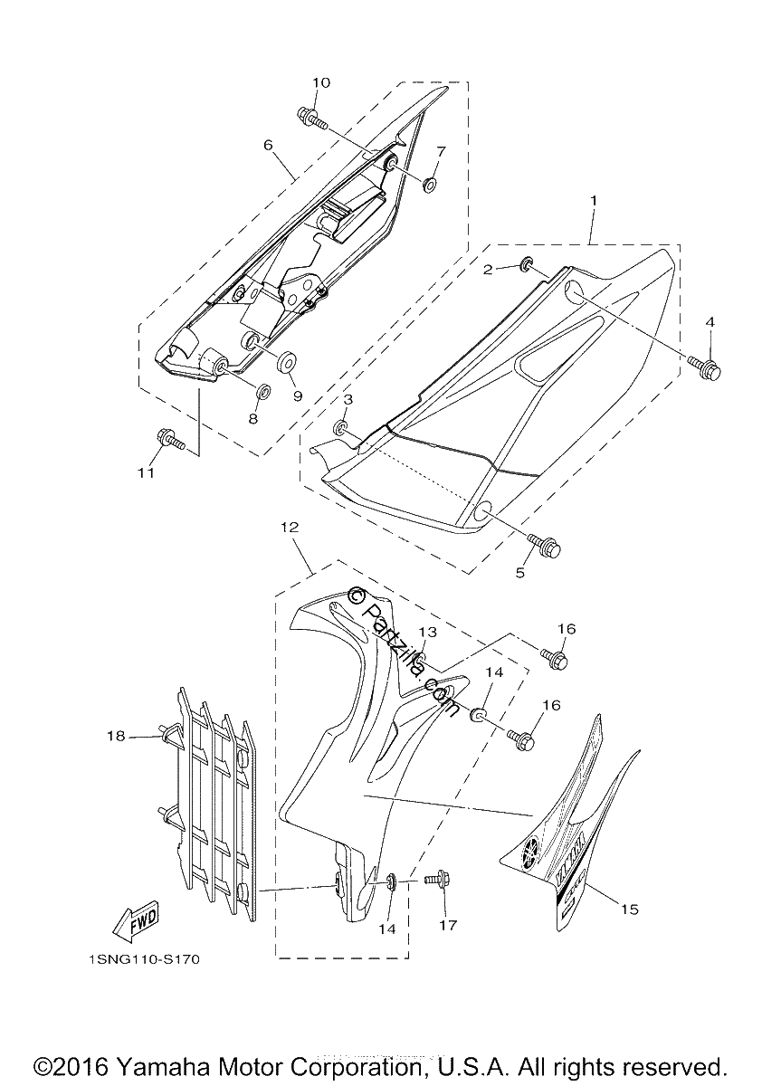 Diagrama de SIDE COVER