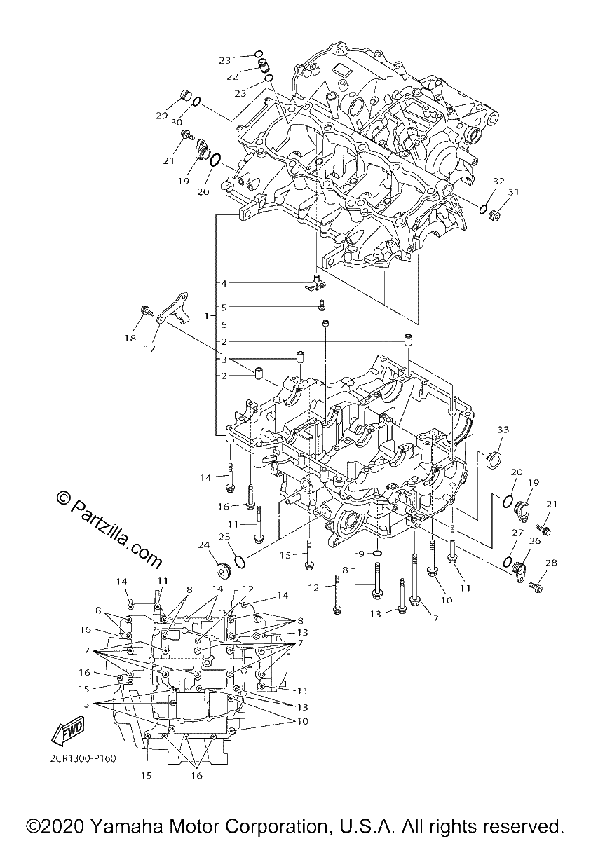 Diagrama de CRANKCASE