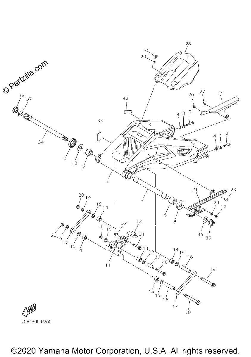 Diagrama de REAR ARM