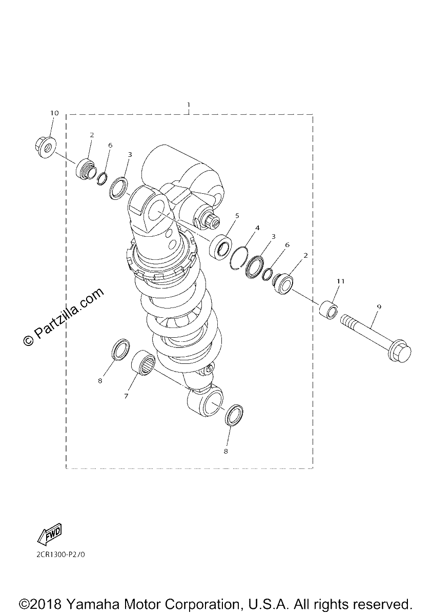 Diagrama de REAR SUSPENSION