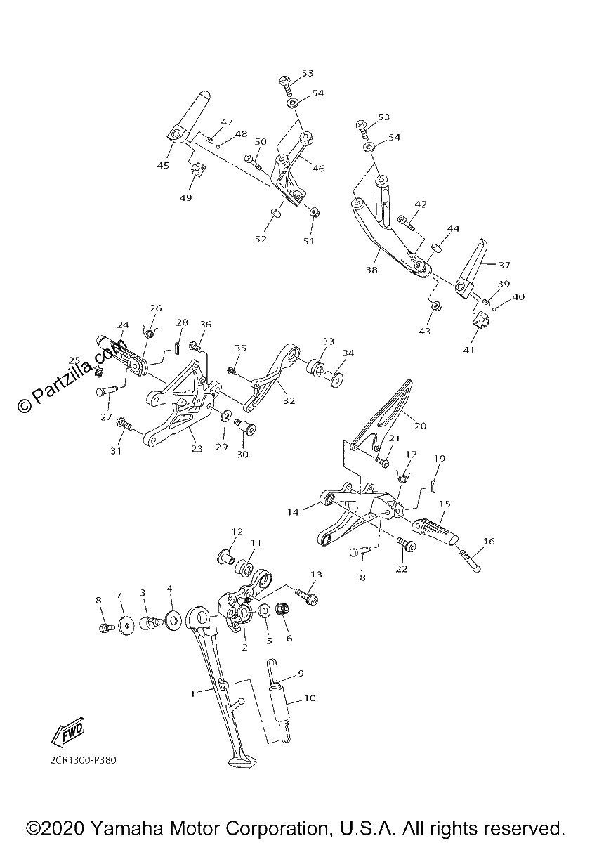 Diagrama de STAND FOOTREST