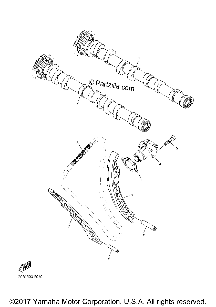 Diagrama de CAMSHAFT CHAIN