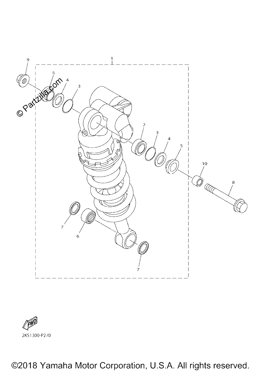 Diagrama de REAR SUSPENSION