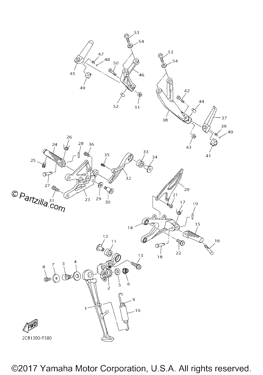 Diagrama de STAND FOOTREST