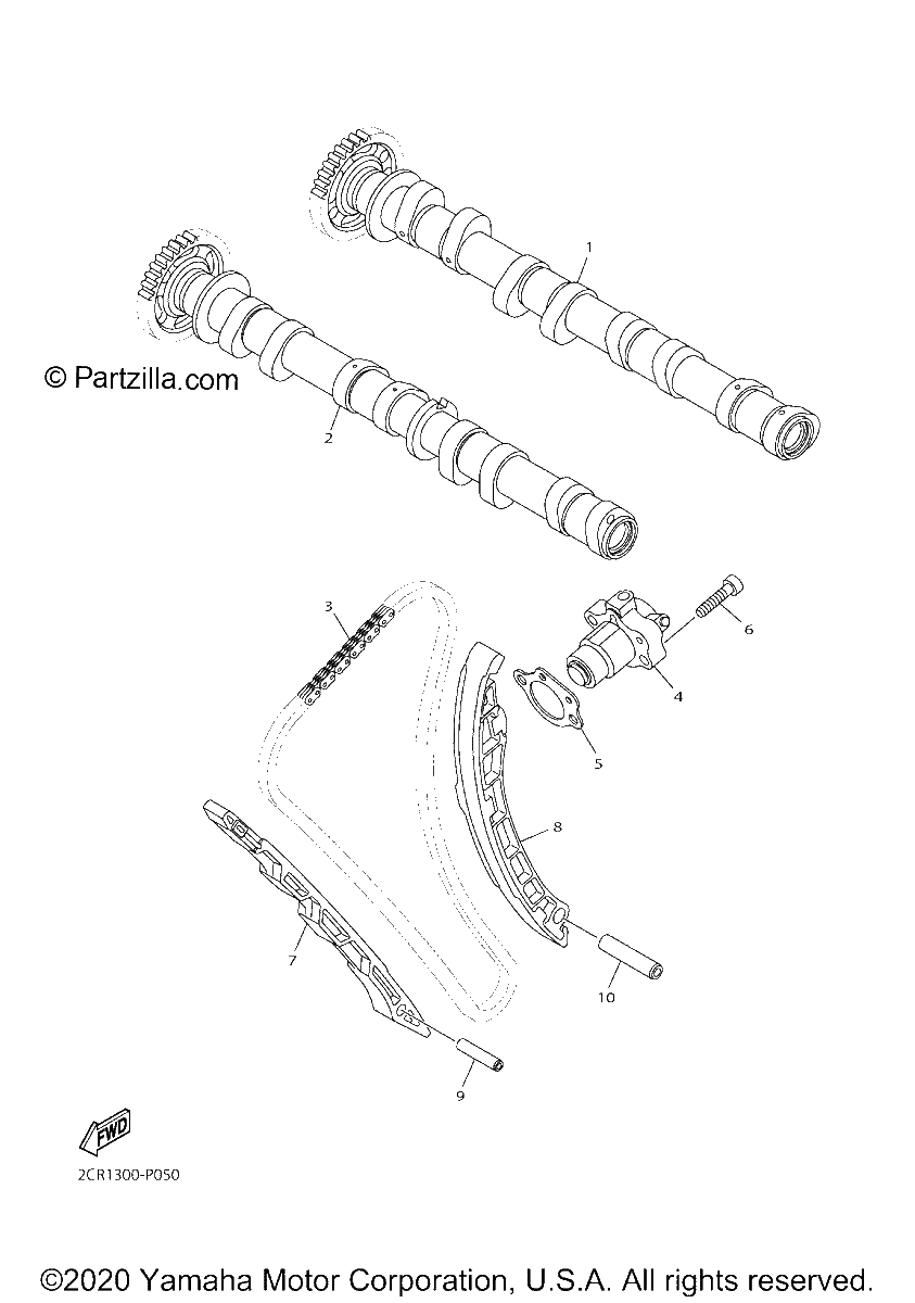 Diagrama de CAMSHAFT CHAIN