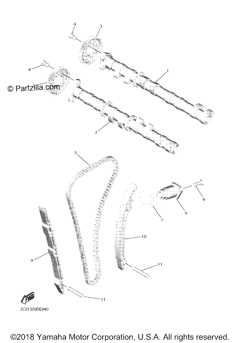 Diagrama de CAMSHAFT CHAIN