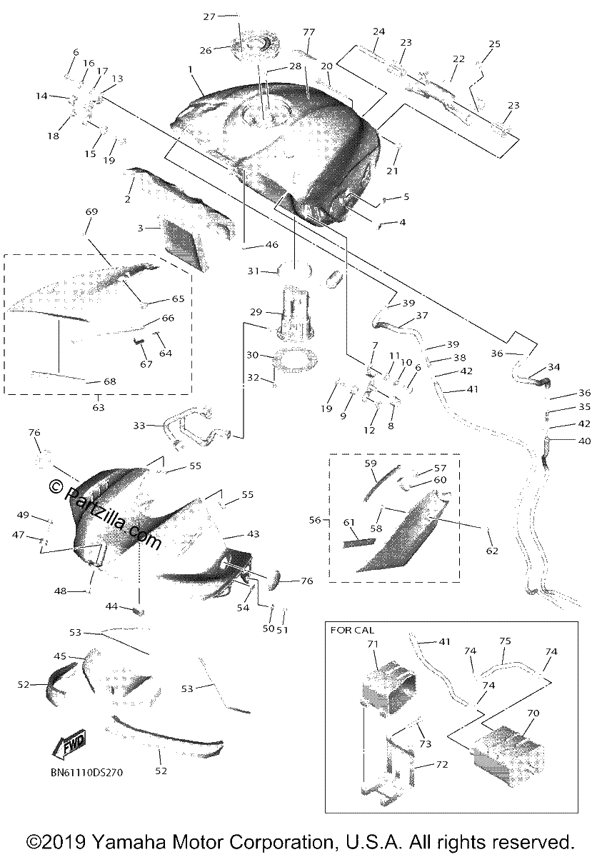 Diagrama de FUEL TANK