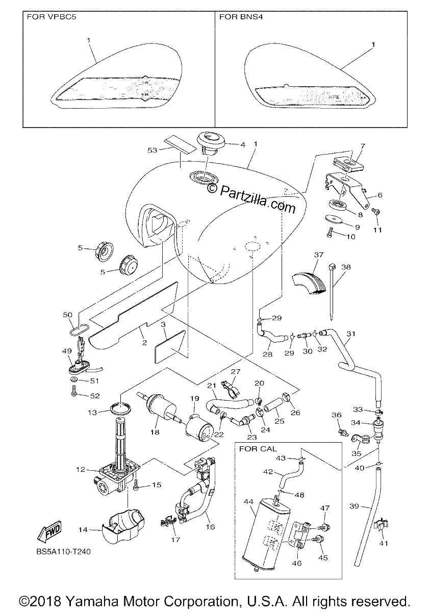 Diagrama de FUEL TANK