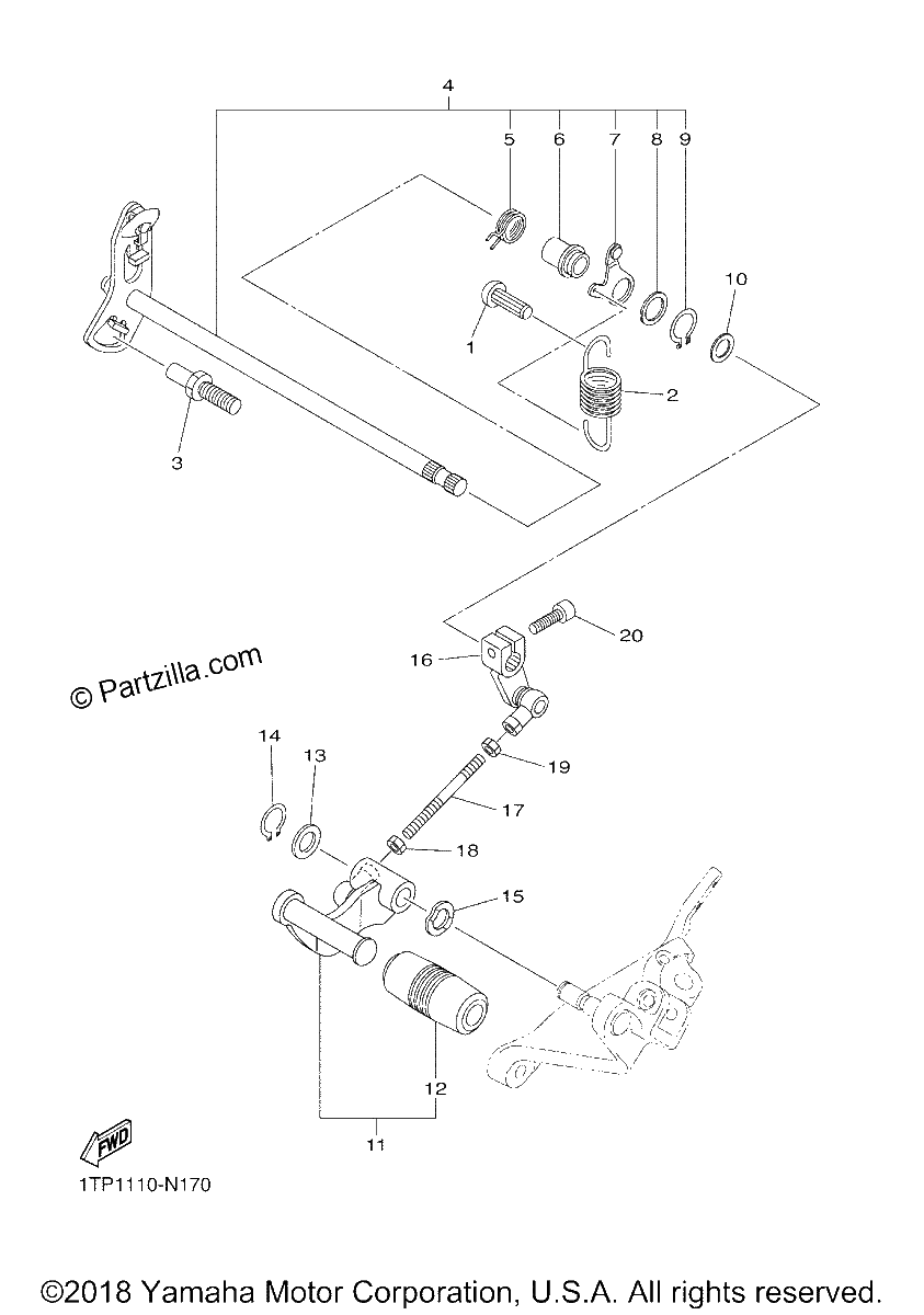 Diagrama de SHIFT SHAFT
