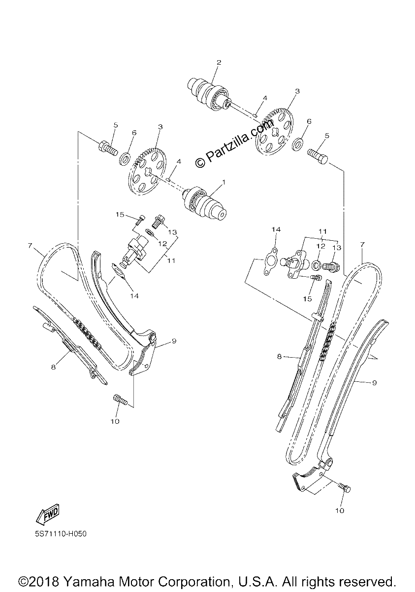 Diagrama de CAMSHAFT CHAIN