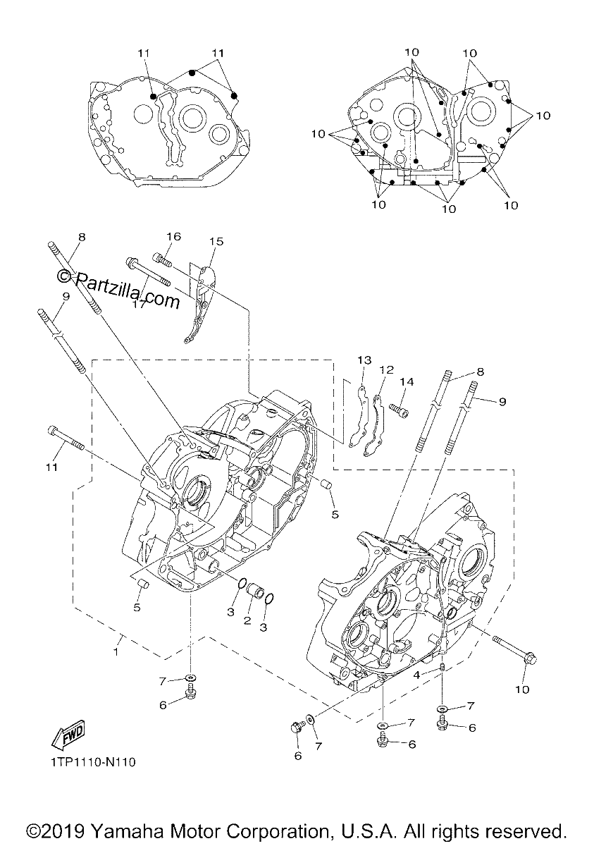 Diagrama de CRANKCASE