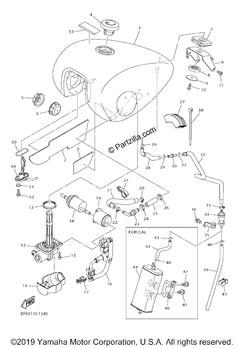 Diagrama de FUEL TANK