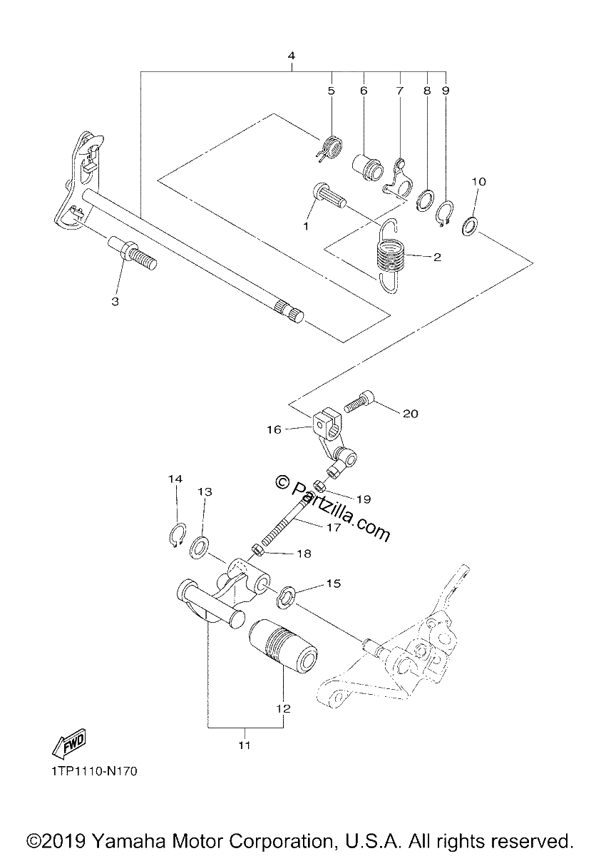 Diagrama de SHIFT SHAFT