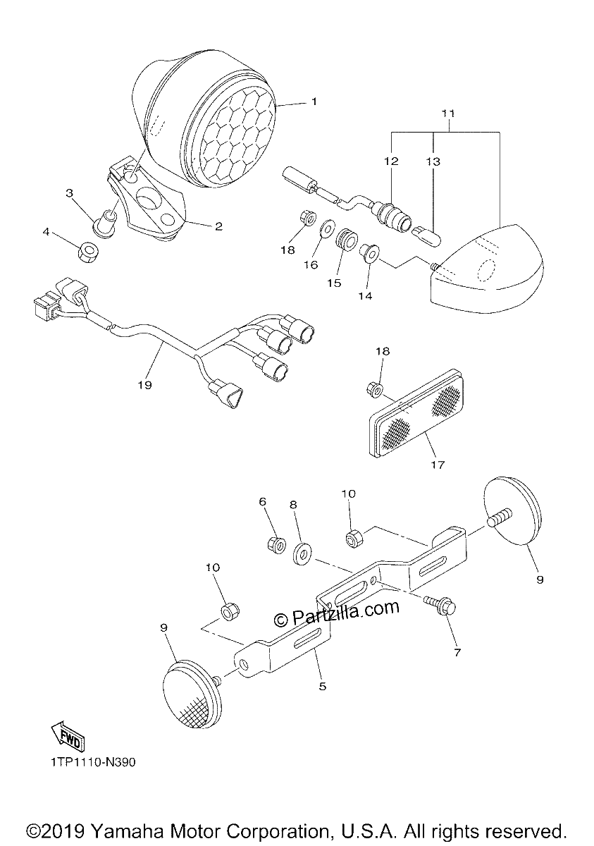 Diagrama de TAILLIGHT