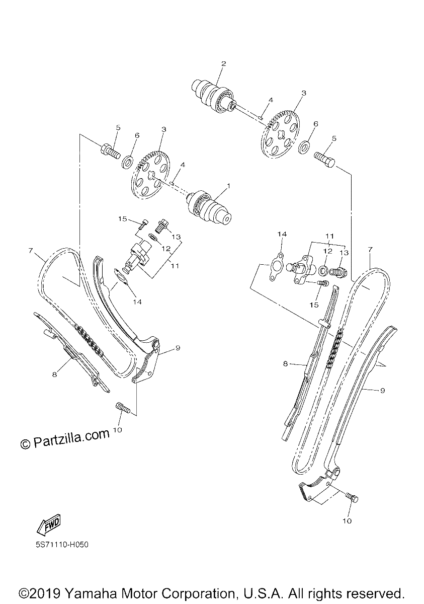 Diagrama de CAMSHAFT CHAIN