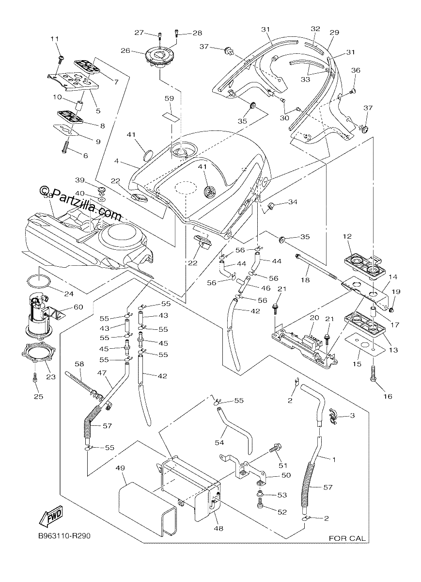Diagrama de FUEL TANK