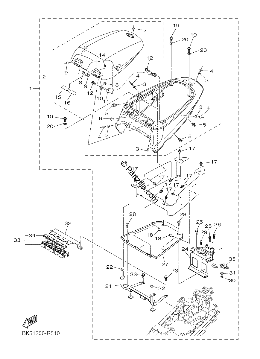 Diagrama de ALTERNATE 2 FOR CHASSIS