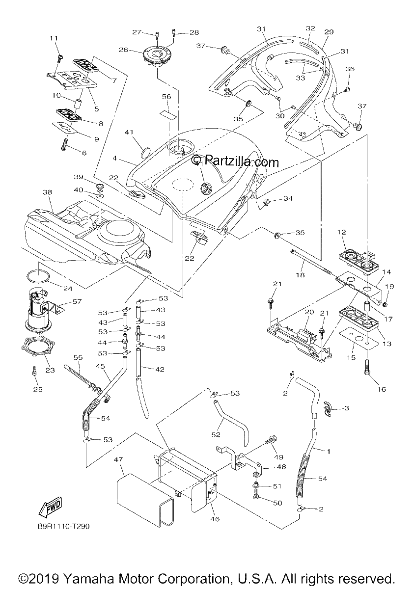 Diagrama de FUEL TANK