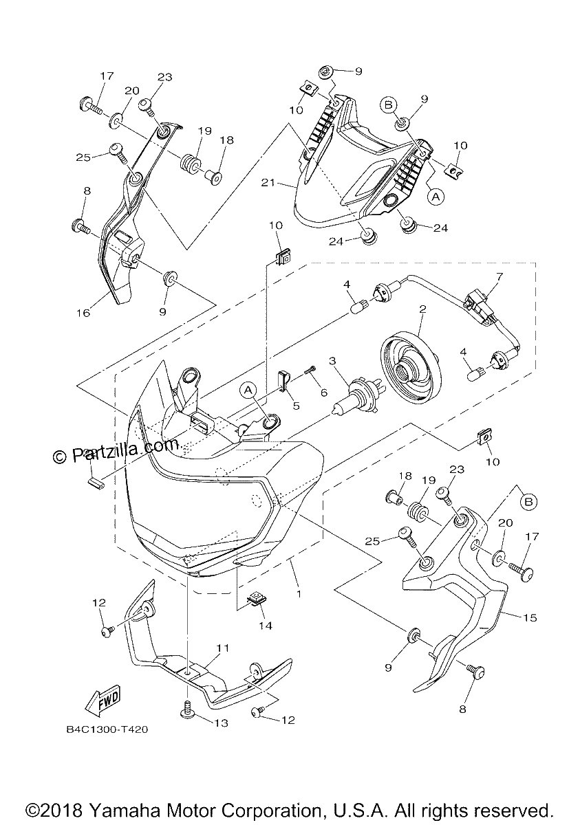 Diagrama de HEADLIGHT
