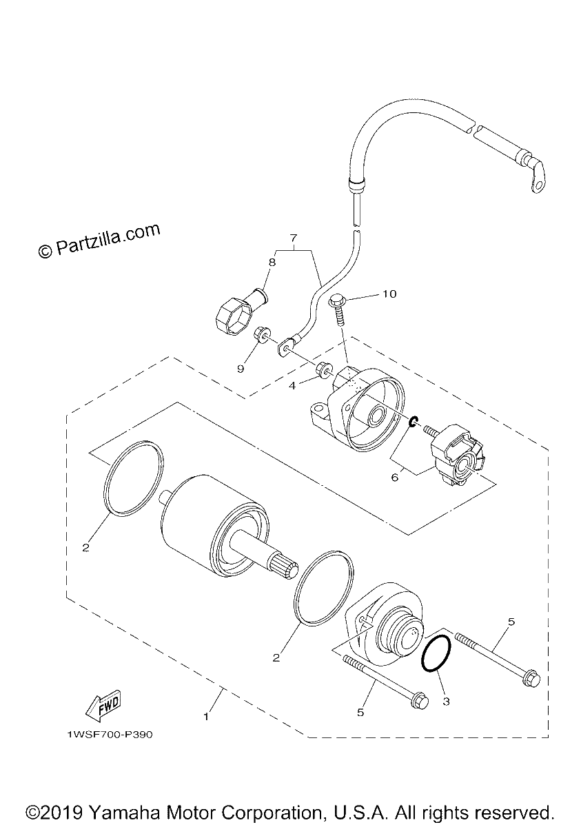 Diagrama de STARTING MOTOR
