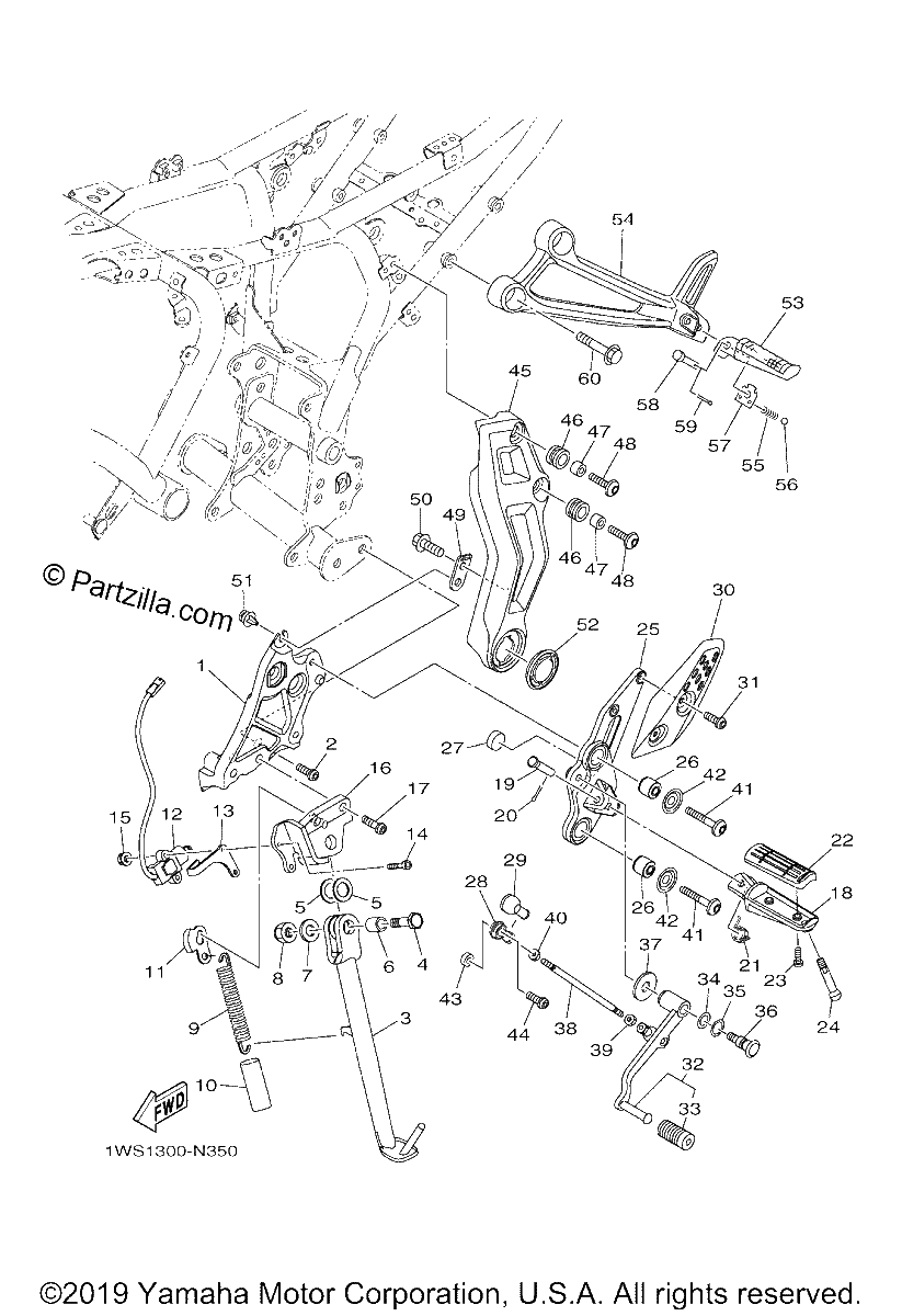 Diagrama de STAND FOOTREST