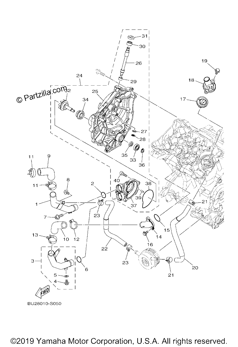 Diagrama de WATER PUMP