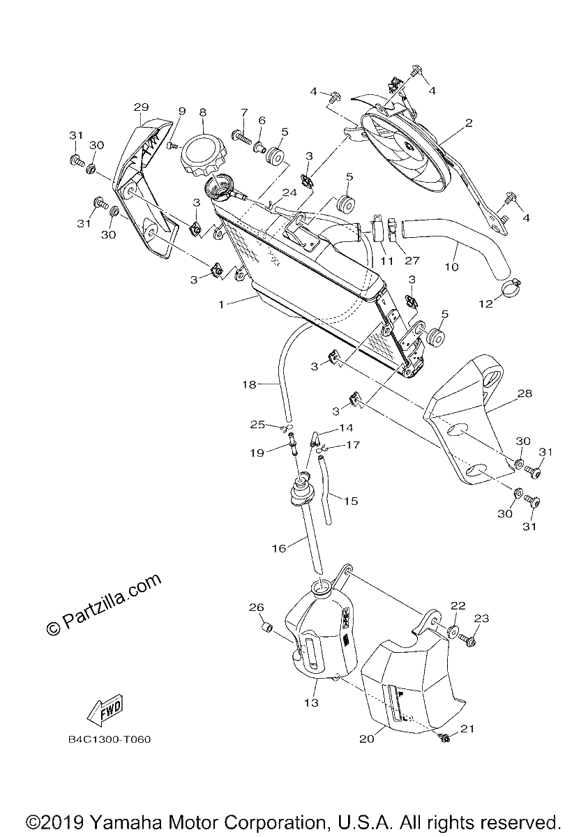 Diagrama de RADIATOR HOSE