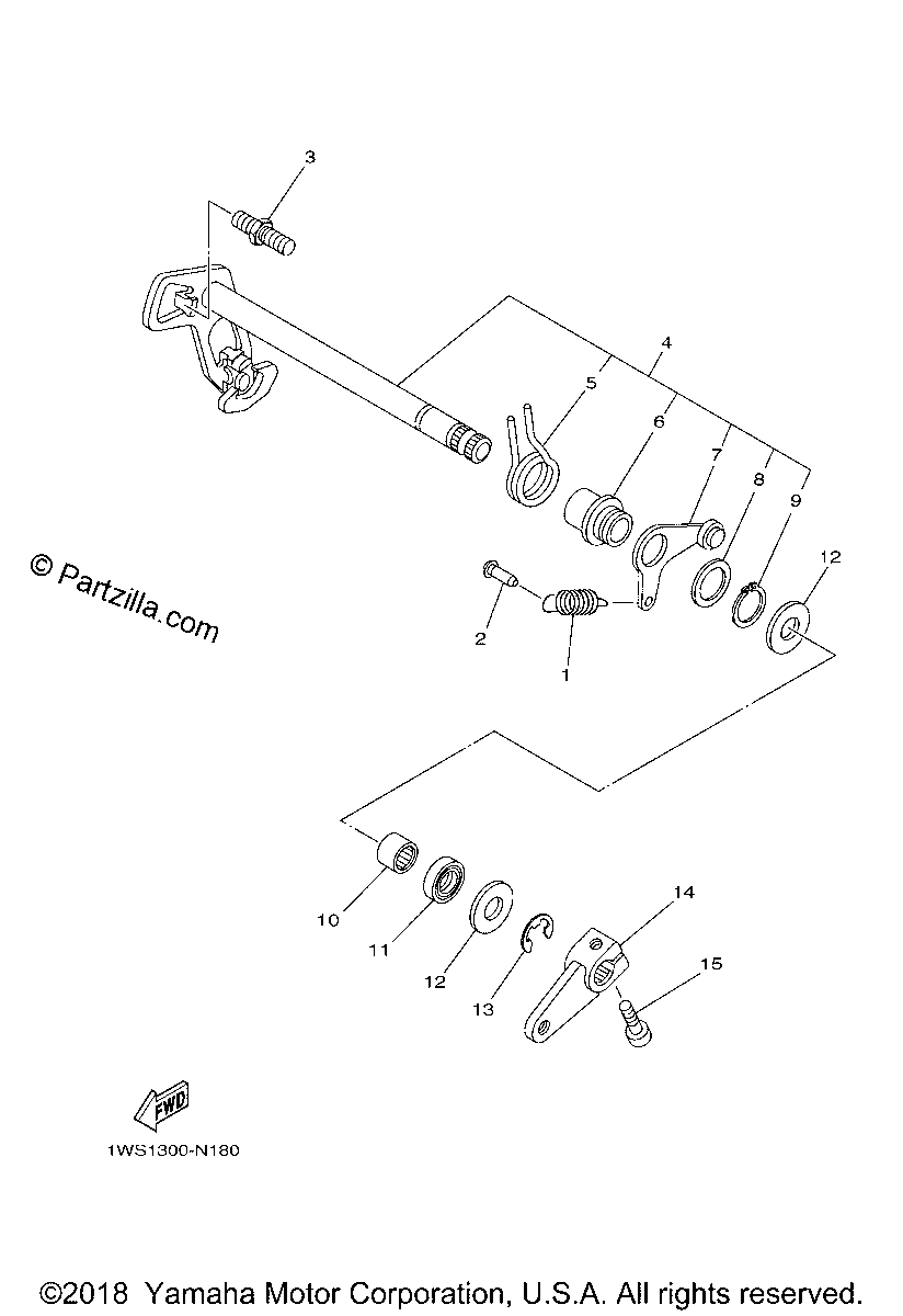 Diagrama de SHIFT SHAFT