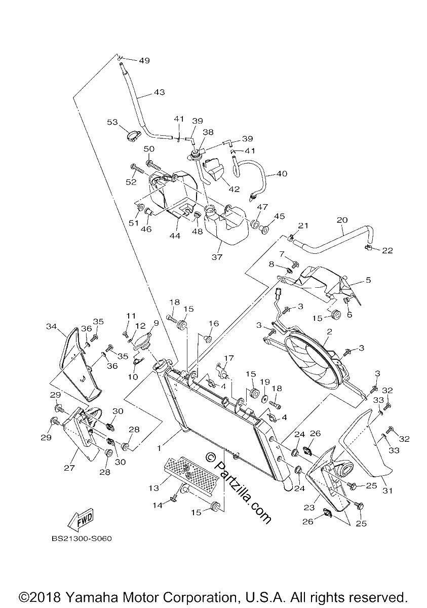 Diagrama de RADIATOR HOSE