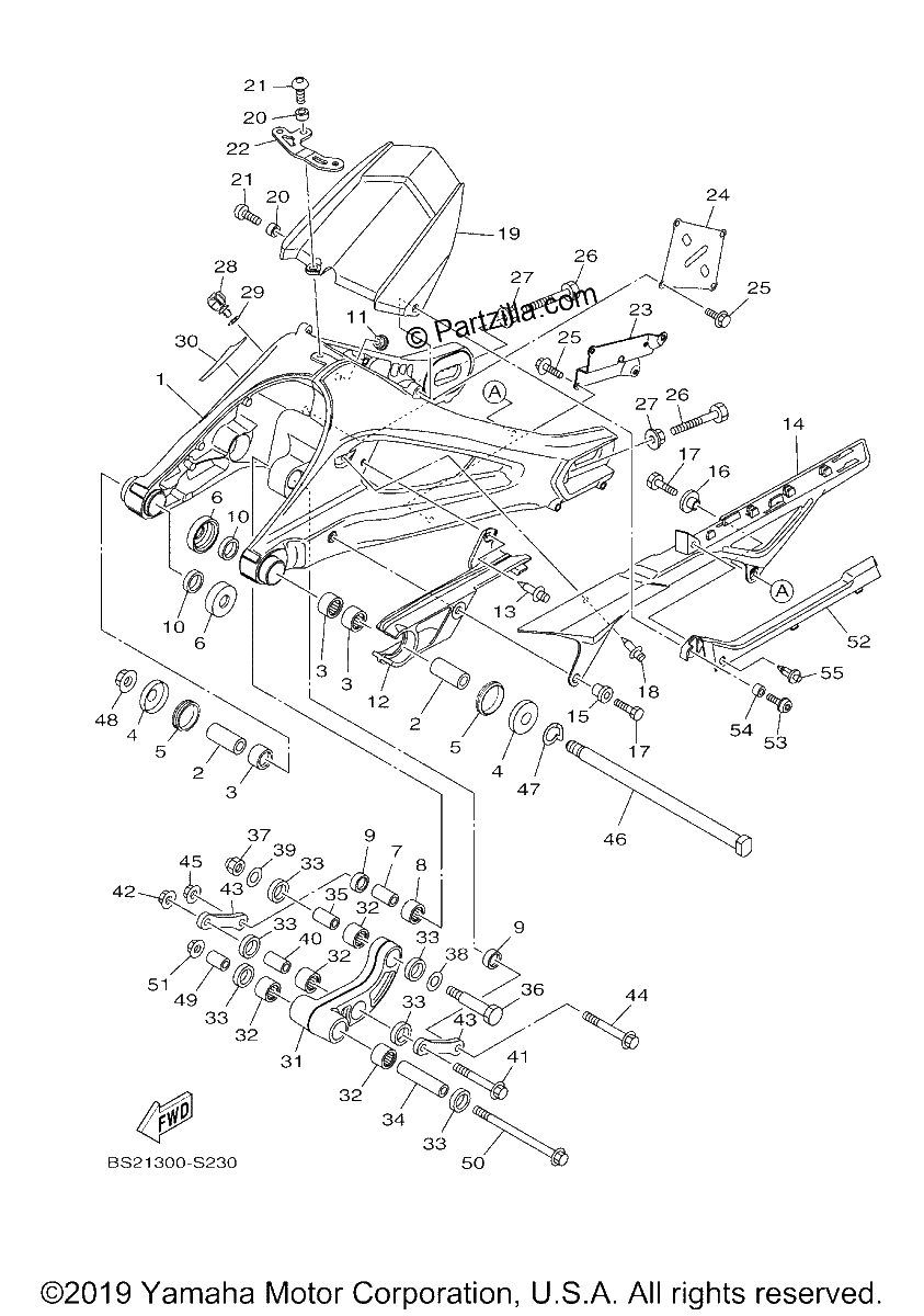 Diagrama de REAR ARM