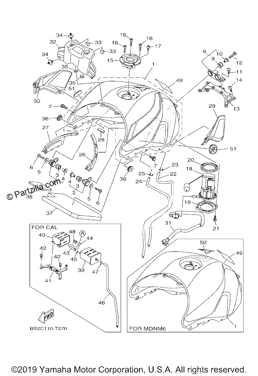 Diagrama de FUEL TANK