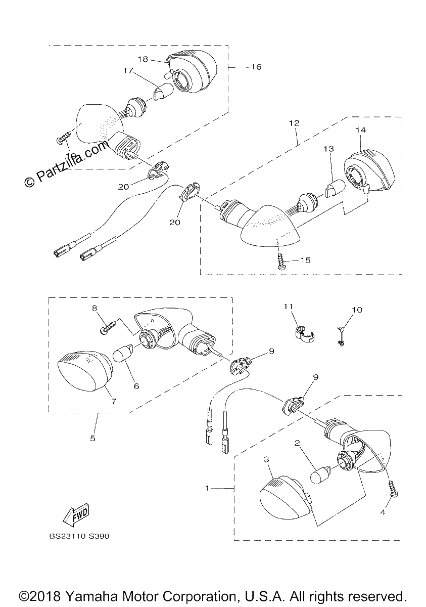 Diagrama de FLASHER LIGHT