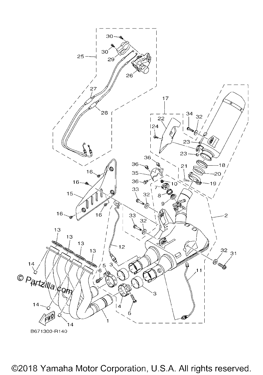 Diagrama de EXHAUST
