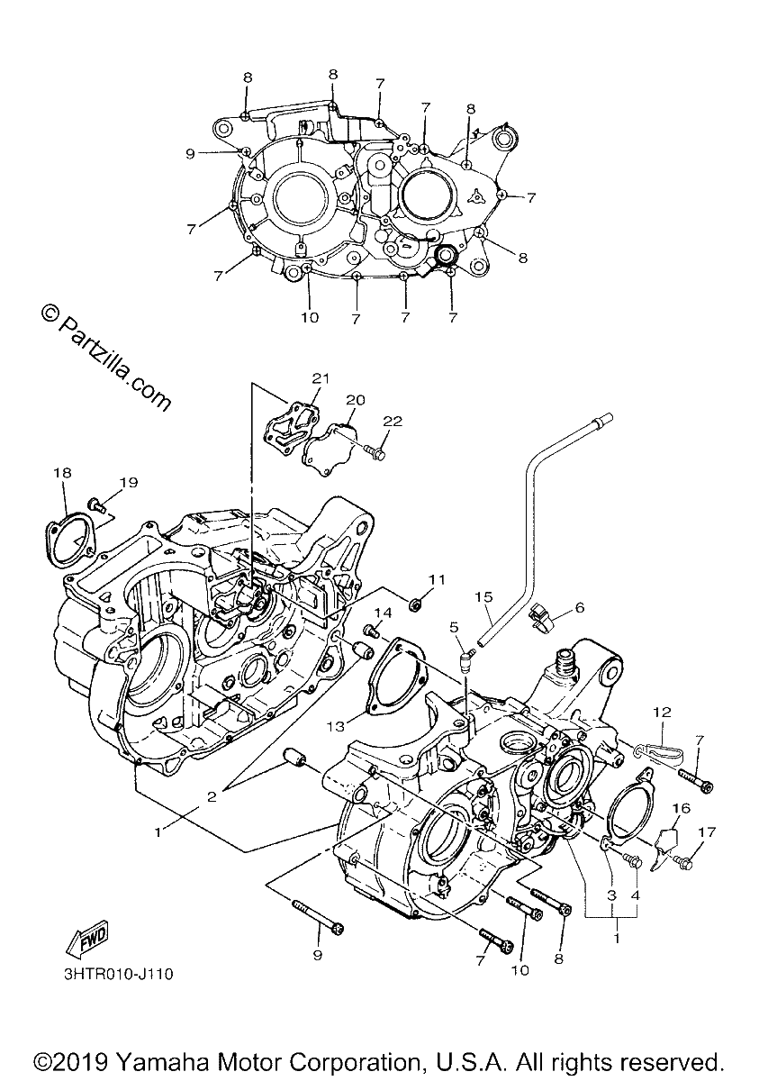 Diagrama de CRANKCASE