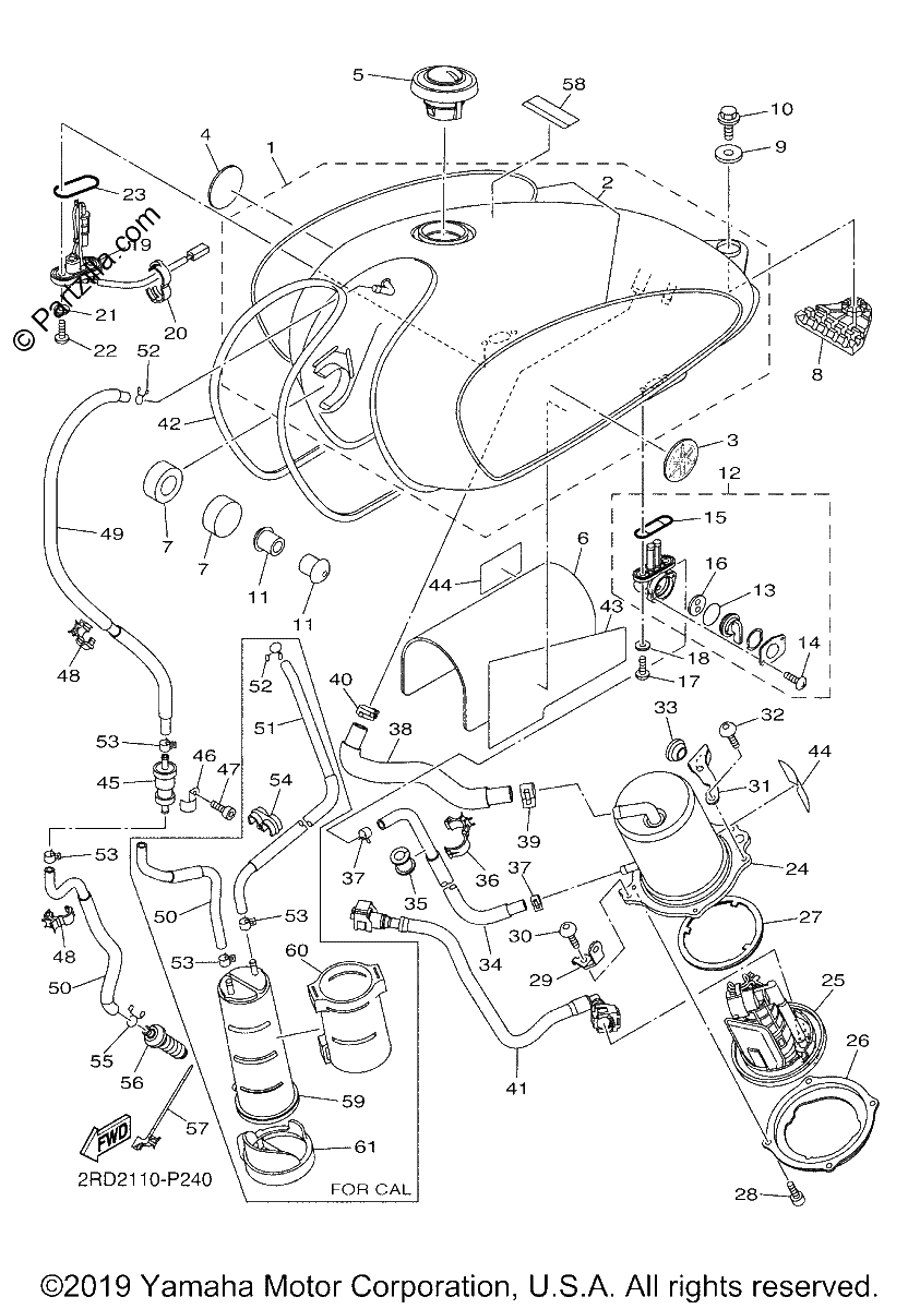 Diagrama de FUEL TANK